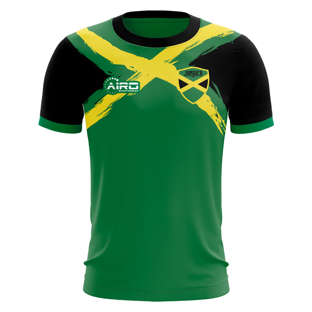 2024-2025 Jamaica Flag Concept Football Shirt (Your Name)