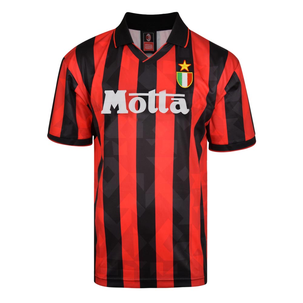 Score Draw AC Milan 1994 Retro Football Shirt (Tassotti 2)