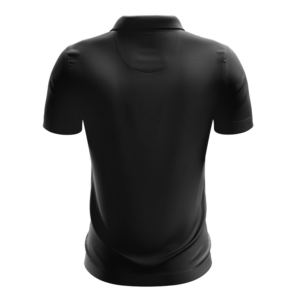 Alderney Football Polo Shirt (Black)