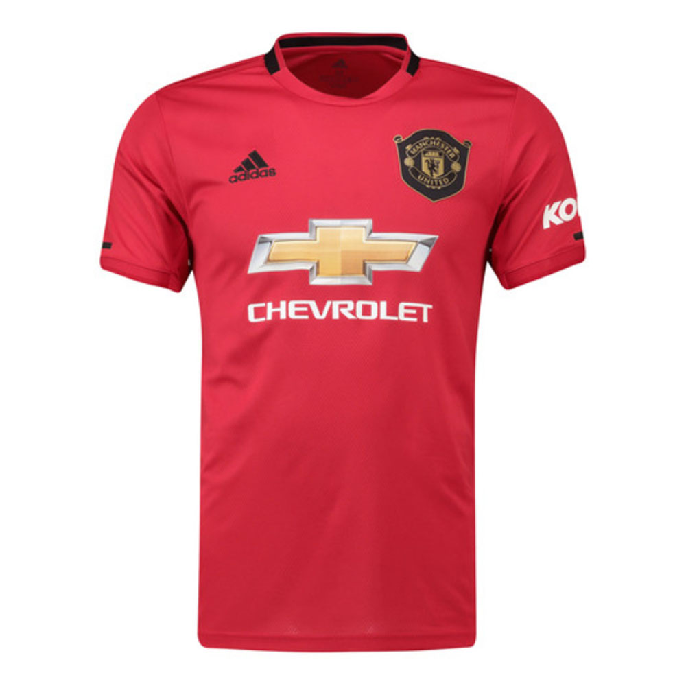 2019-2020 Man Utd Adidas Home Football Shirt (B Fernandes 18)