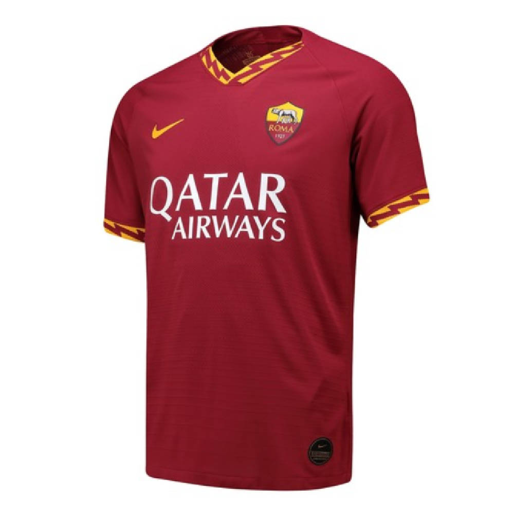 2019-2020 Roma Authentic Vapor Match Home Nike Shirt (DE ROSSI 16)