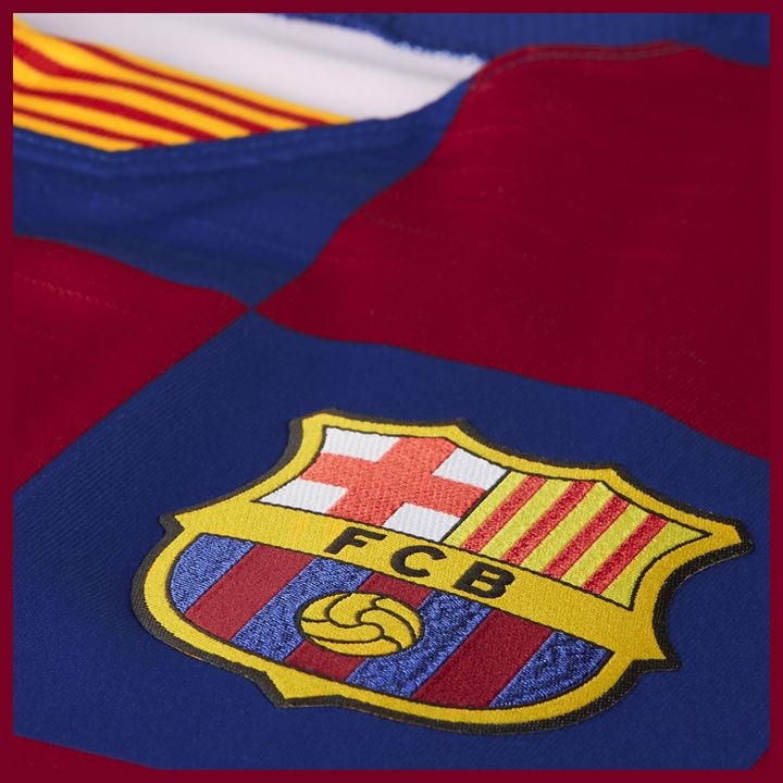 2019-2020 Barcelona Home Nike Football Shirt (PIQUE 3)