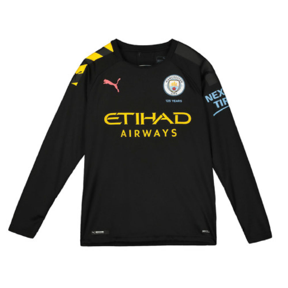 2019-2020 Manchester City Puma Away Long Sleeve Shirt (Kids) (ZINCHENKO 11)