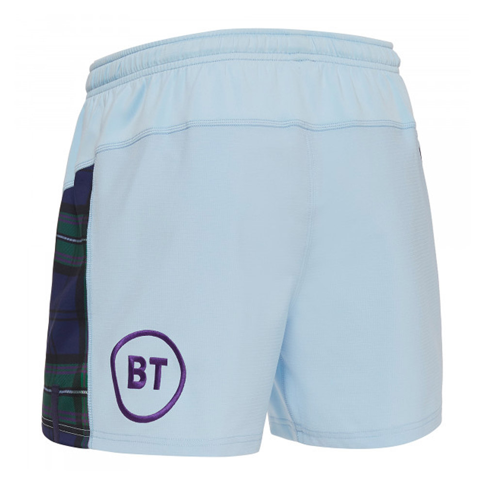 2019-2020 Scotland Macron Alternate Rugby Shorts (Sky)