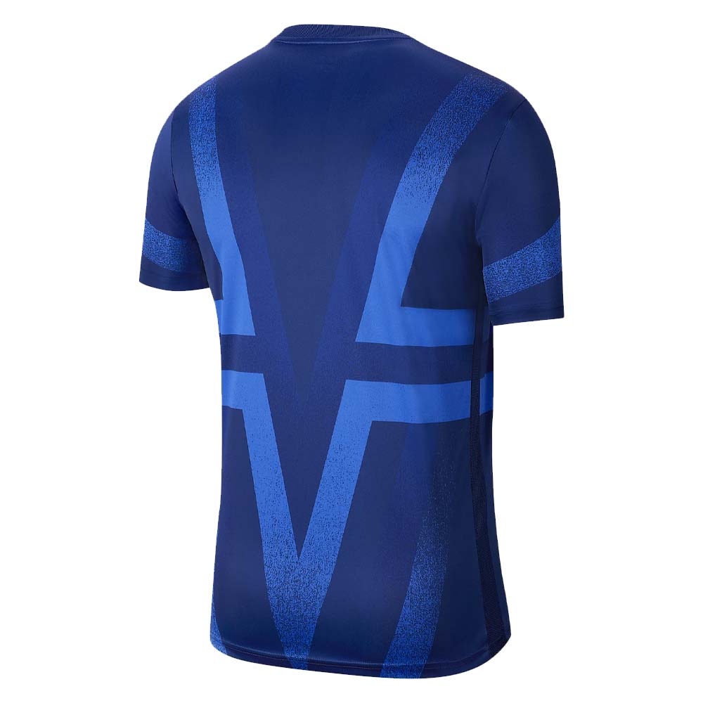 2019-2020 PSG Nike Pre-Match Training Shirt (Blue) (DI MARIA 11)