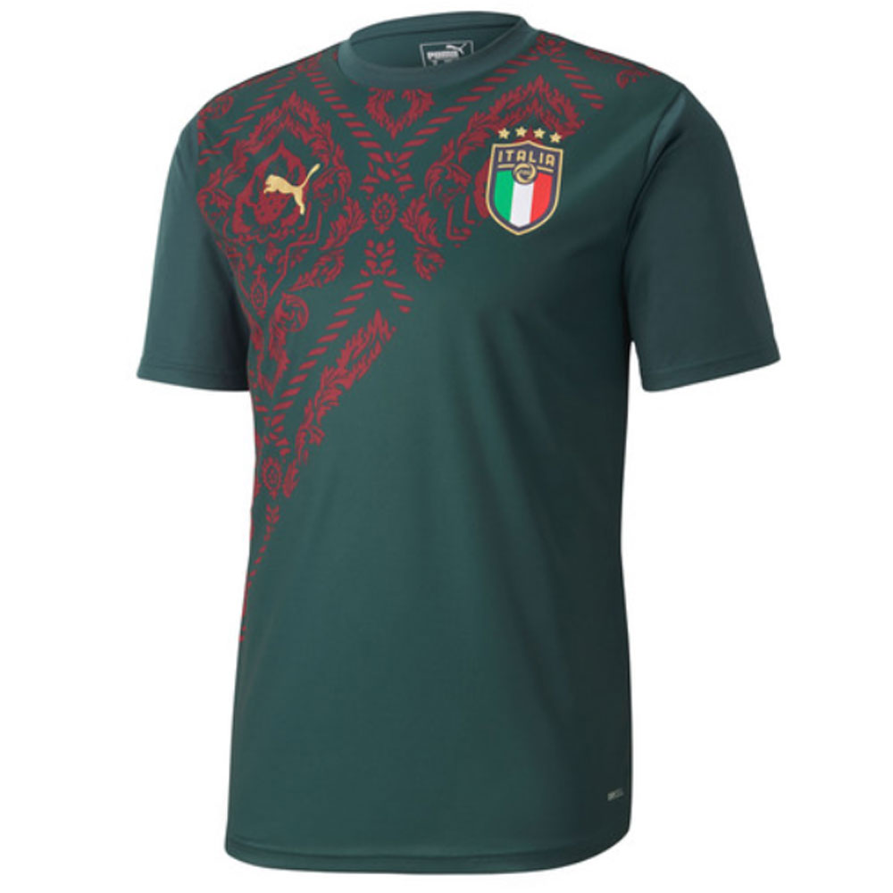 2019-2020 Italy Puma Stadium Jersey (Pine) (Jorginho 7)