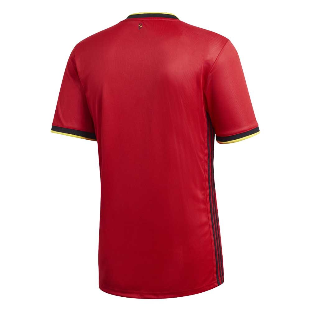 2020-2021 Belgium Home Adidas Football Shirt (E HAZARD 10)