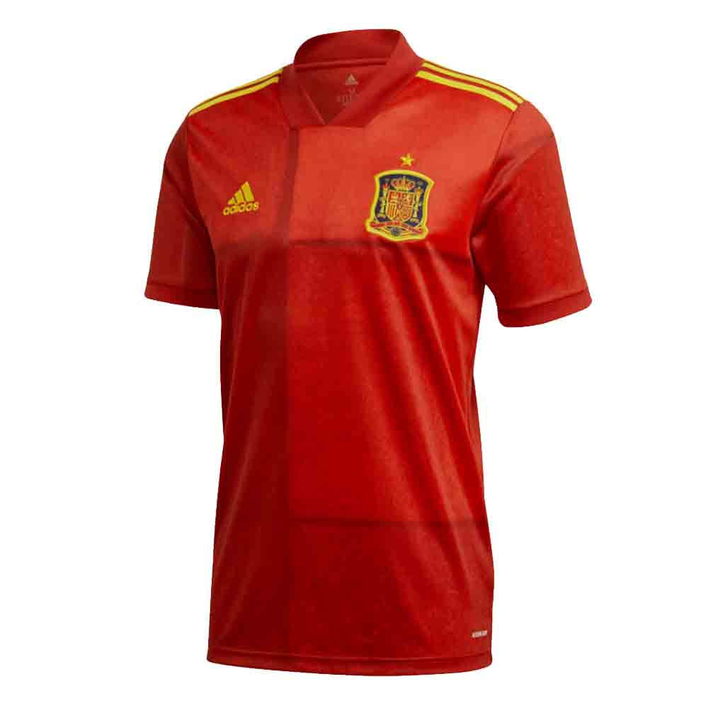 2020-2021 Spain Home Adidas Football Shirt (S CAZORLA 20)