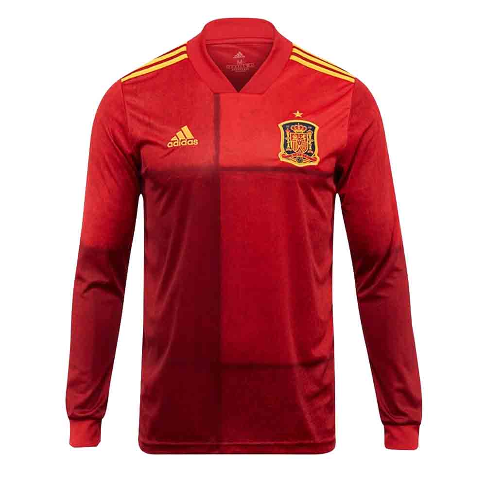 2020-2021 Spain Home Adidas Long Sleeve Shirt (TORRES 9)