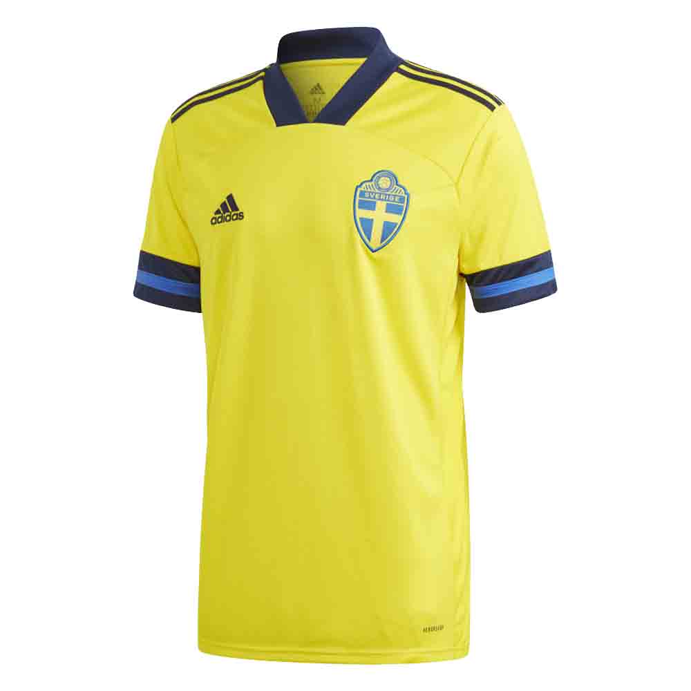 2020-2021 Sweden Home Adidas Football Shirt (HELANDER 14)