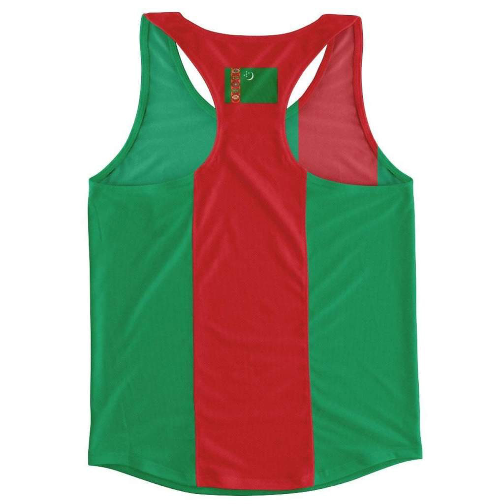 Turkmenistan Flag Running Vest