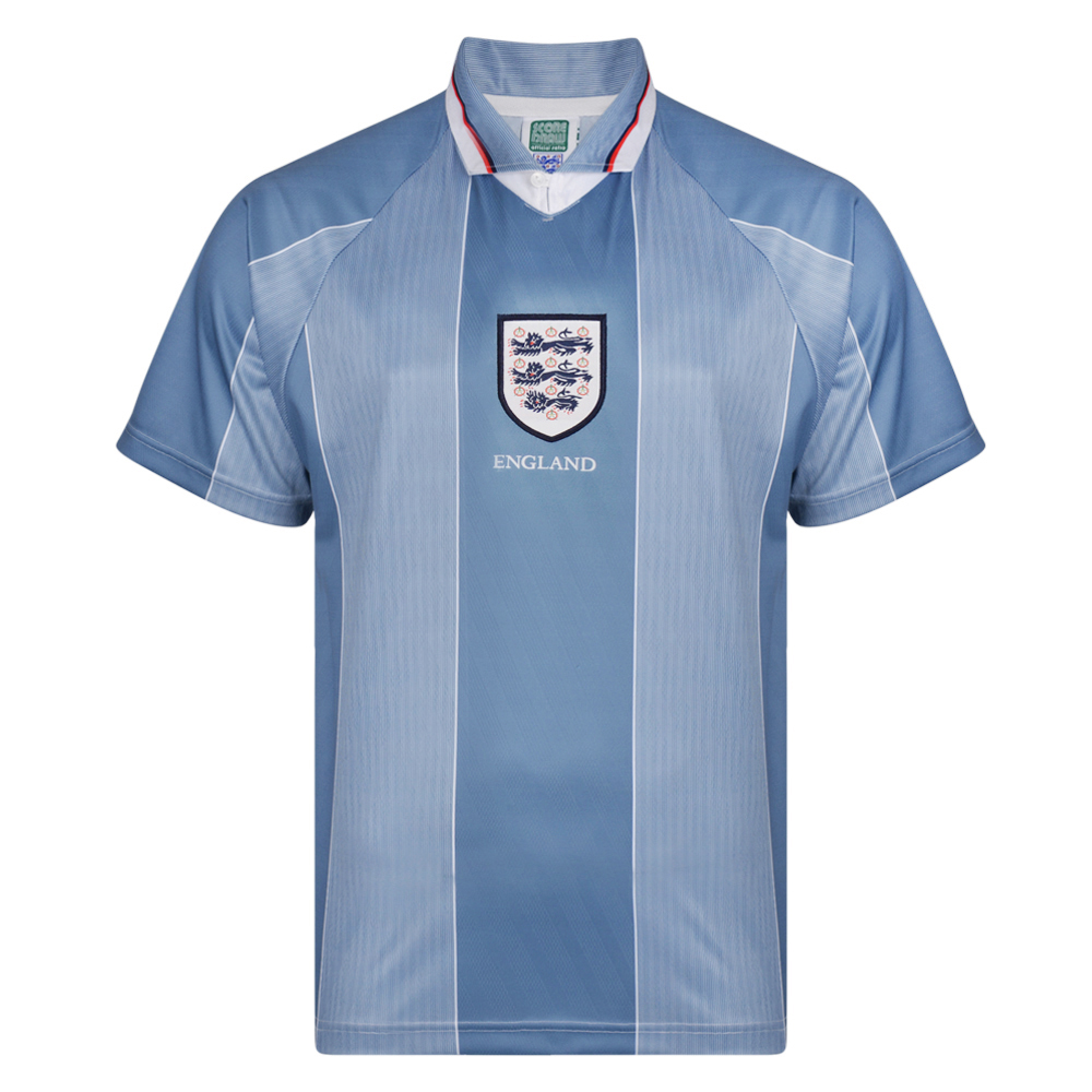 Score Draw England 1996 Away Euro Championship Retro Football Shirt (Grealish 7)