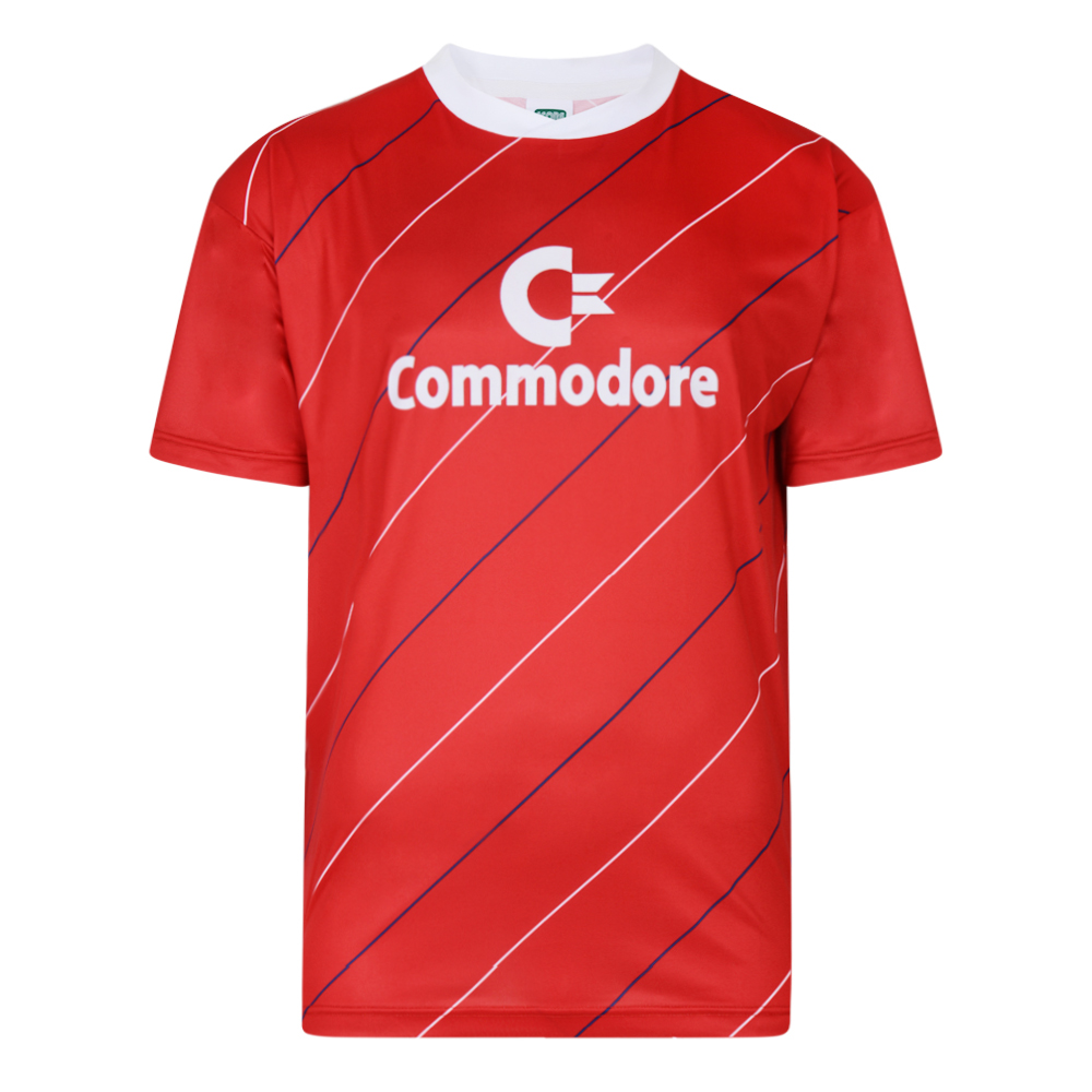 Score Draw Bayern Commodore 1984 Trikot Retro Football Shirt (Nachtweih 2)