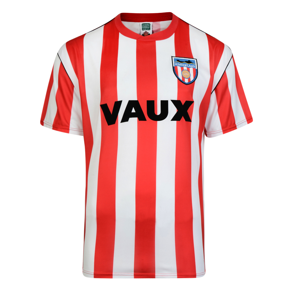 Score Draw Sunderland 1990 Retro Football Shirt (Goodman 9)