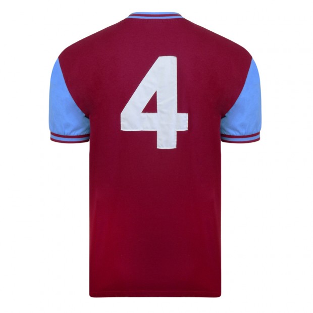 Score Draw West Ham United 1975 FA Cup Final No4 Retro Football Shirt