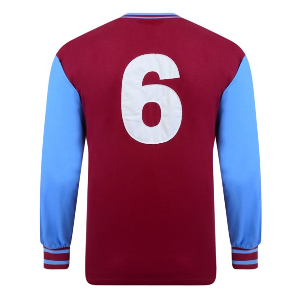 Score Draw West Ham United 1964 FA Cup Final No6 Retro Football Shirt