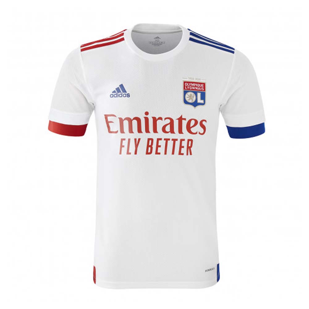 2020-2021 Olympique Lyon Adidas Home Football Shirt (Kids) (MEMPHIS 11)