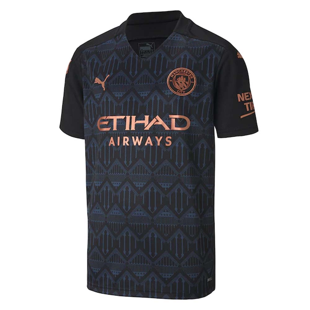 2020-2021 Manchester City Puma Away Football Shirt (Kids) (DICKOV 10)