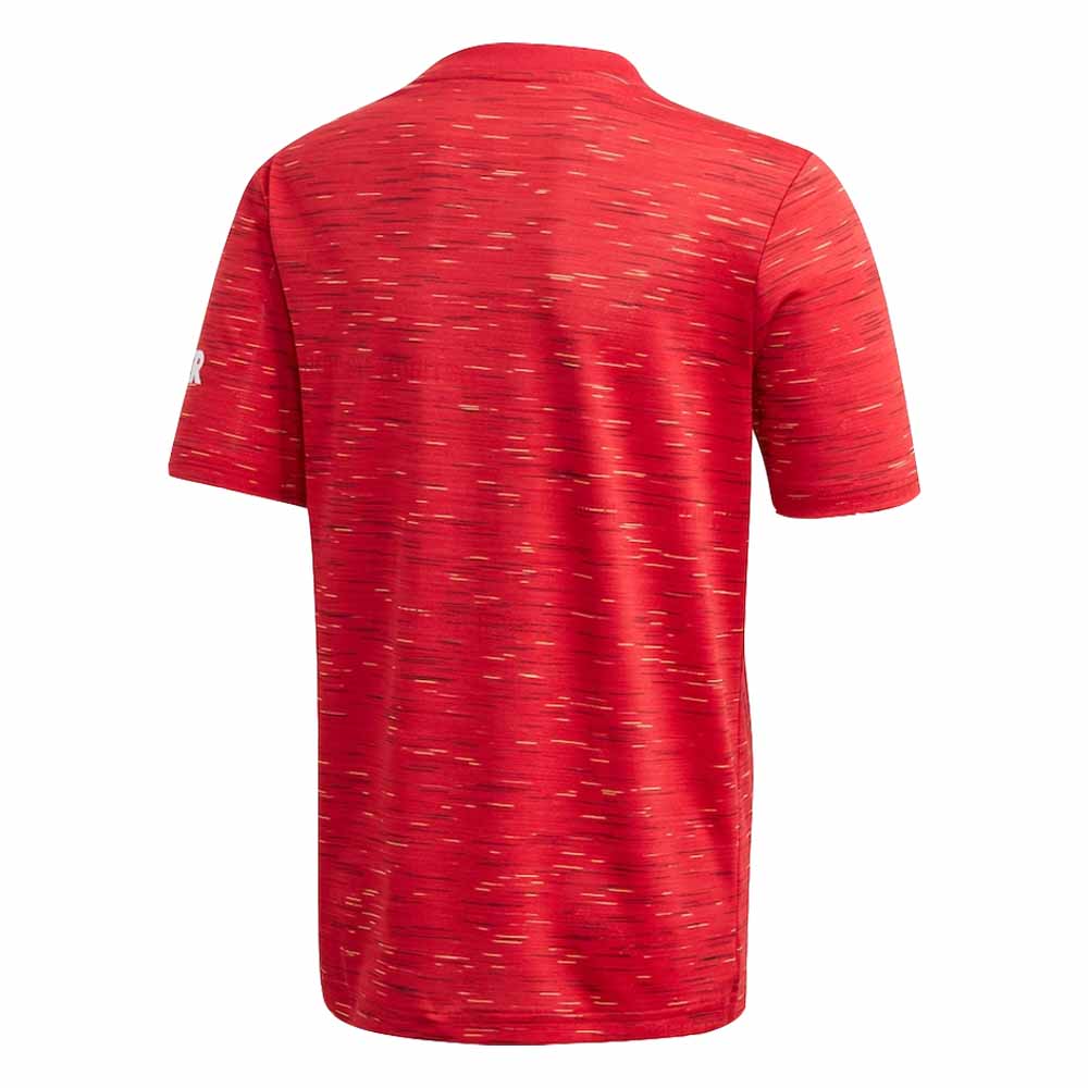 2020-2021 Man Utd Adidas Home Football Shirt (Kids) (BUTT 8)