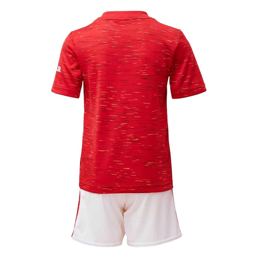 2020-2021 Man Utd Adidas Home Little Boys Mini Kit (CARRICK 16)