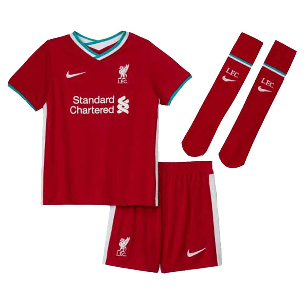 2020-2021 Liverpool Home Nike Little Boys Mini Kit (DALGLISH 7)