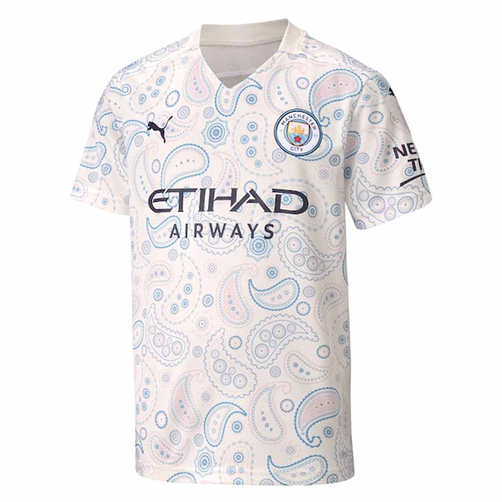 2020-2021 Manchester City Puma Third Football Shirt (Kids) (DICKOV 10)