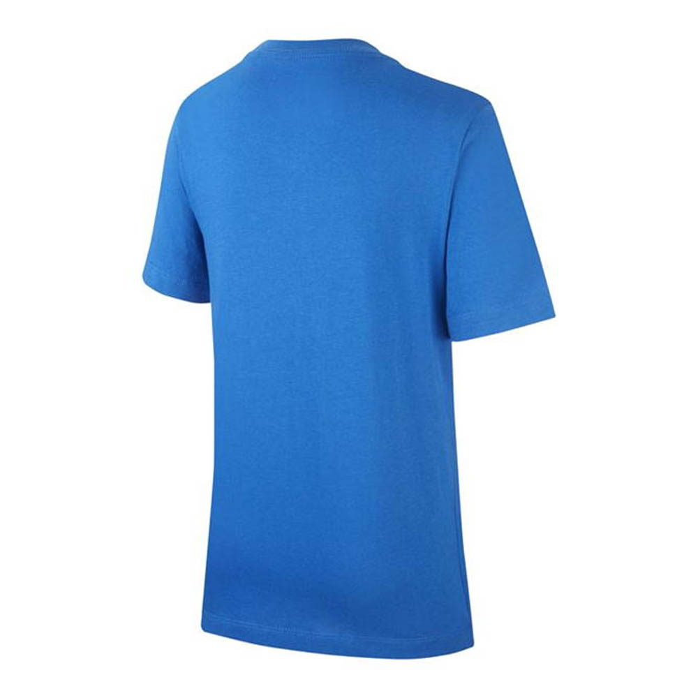 2020-2021 England Nike Evergreen Crest Tee (Blue) - Kids (Your Name)