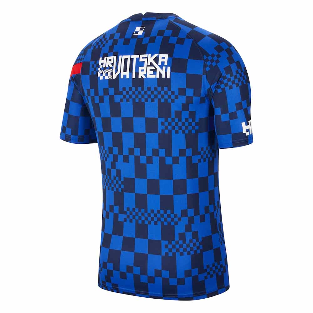 2020-2021 Croatia Pre-Match Training Shirt (Blue) - Kids (BALABAN 11)