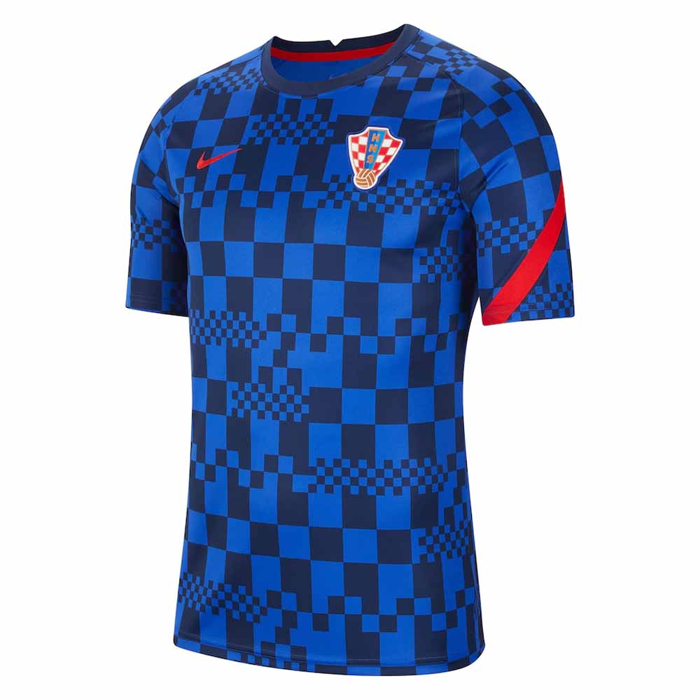 2020-2021 Croatia Pre-Match Training Shirt (Blue) - Kids (IVANUSEC 26)