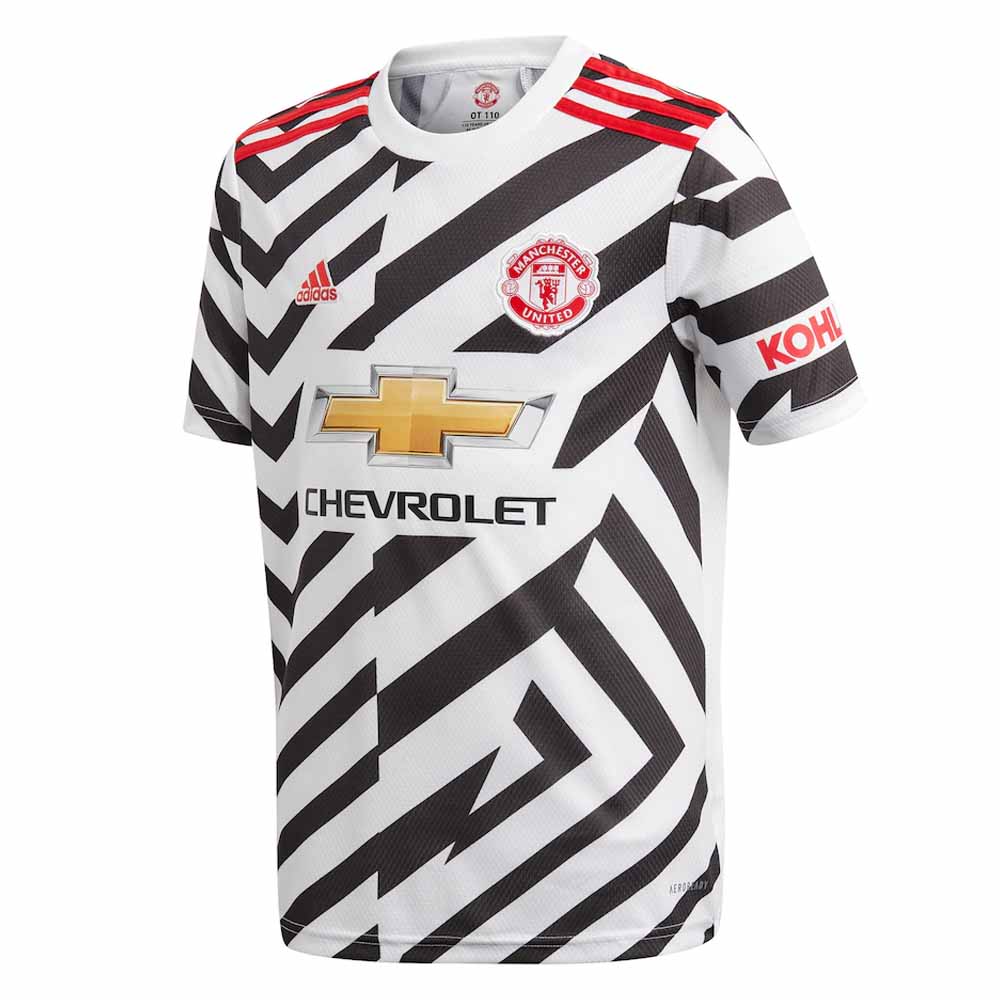 2020-2021 Man Utd Adidas Third Football Shirt (Kids) (VIDIC 15)