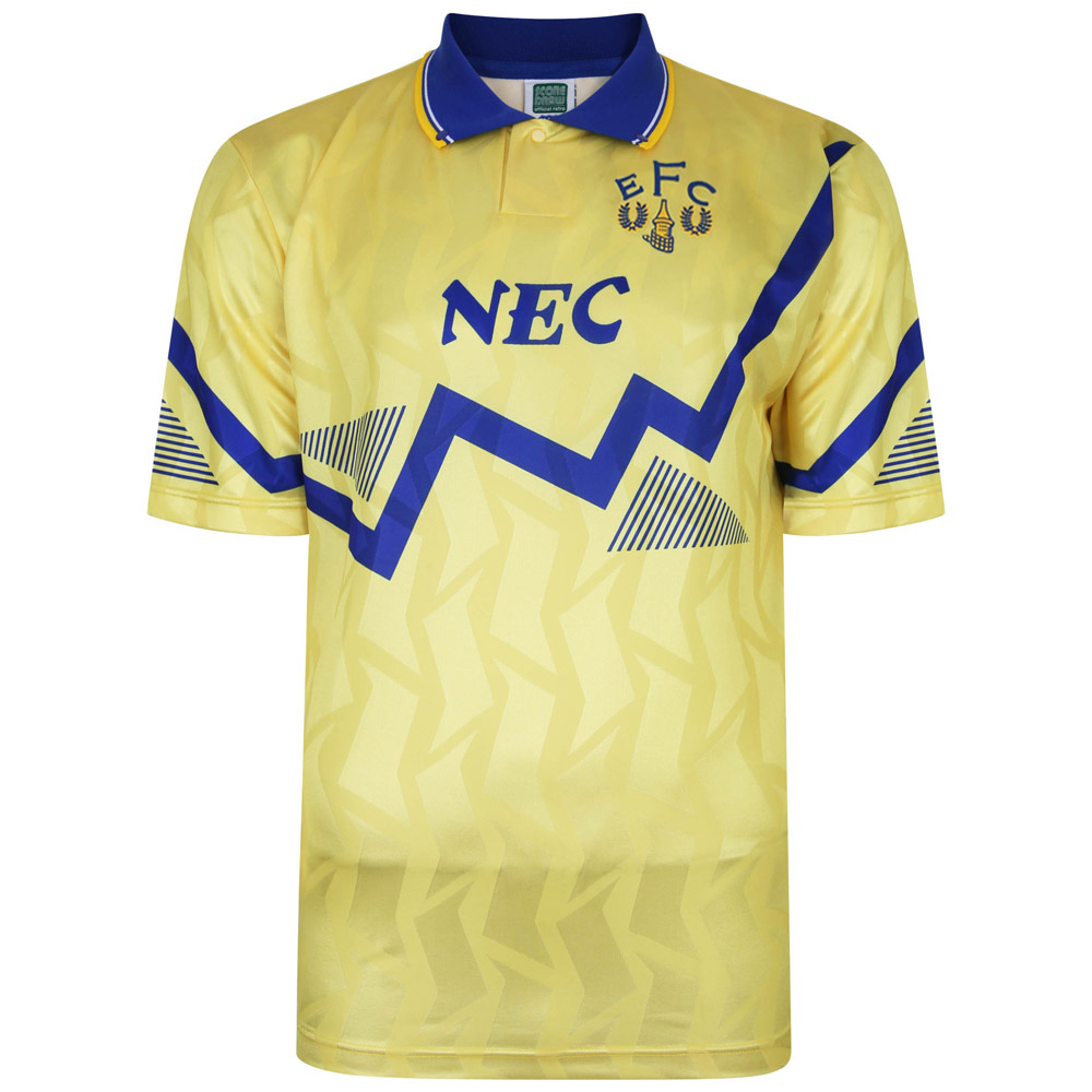 Everton 1990 Away Retro Football Shirt (ROONEY 10)