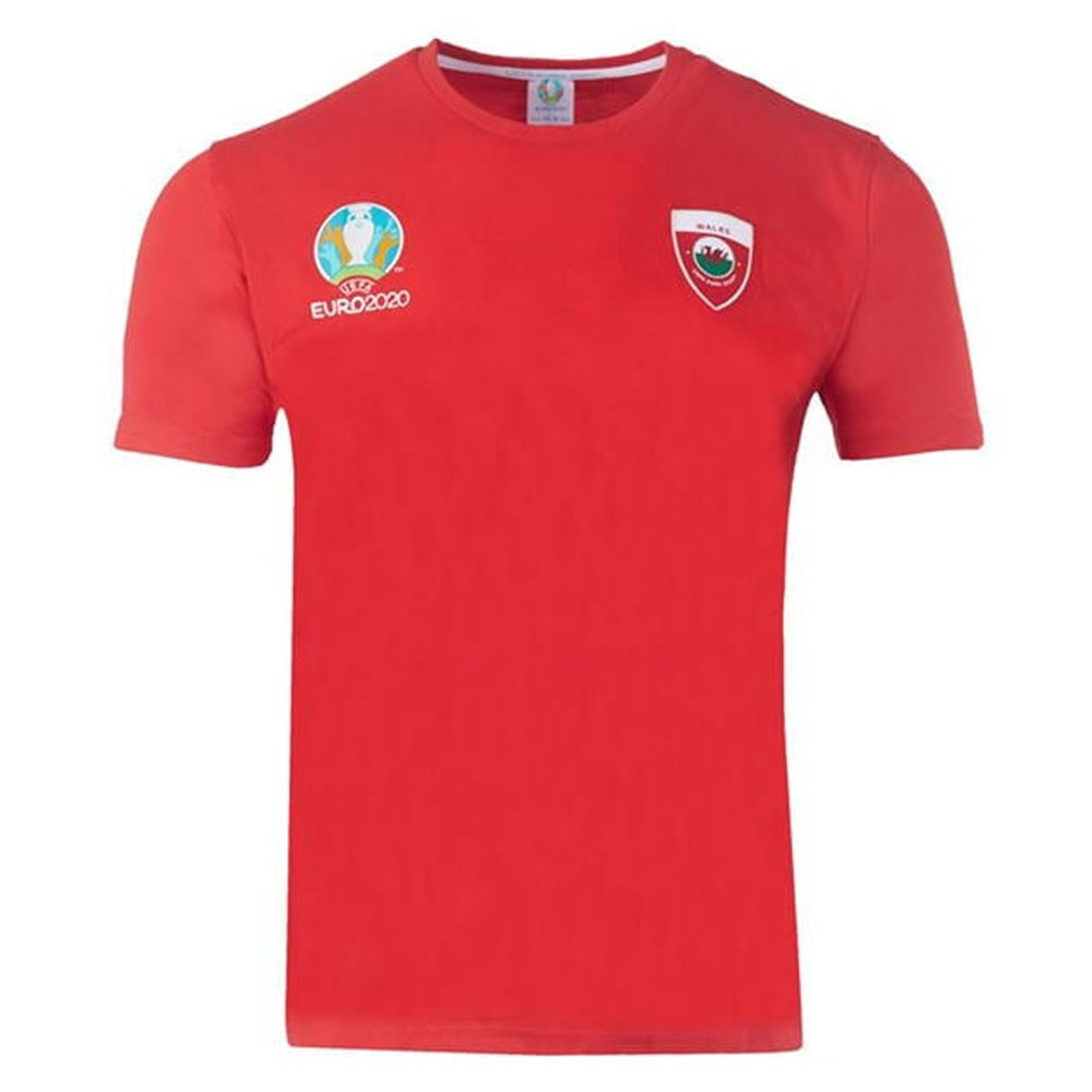 Wales 2021 Polyester T-Shirt (Red) (JAMES 20)