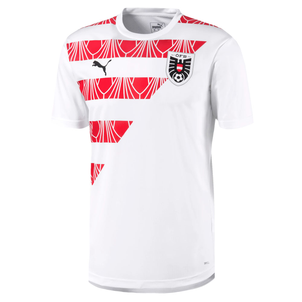 2020-2021 Austria Stadium Jersey (White) (BAUMGARTLINGER 14)