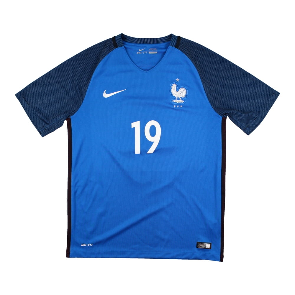 France 2016-17 Home Shirt (Pogba #19) ((Mint) M)