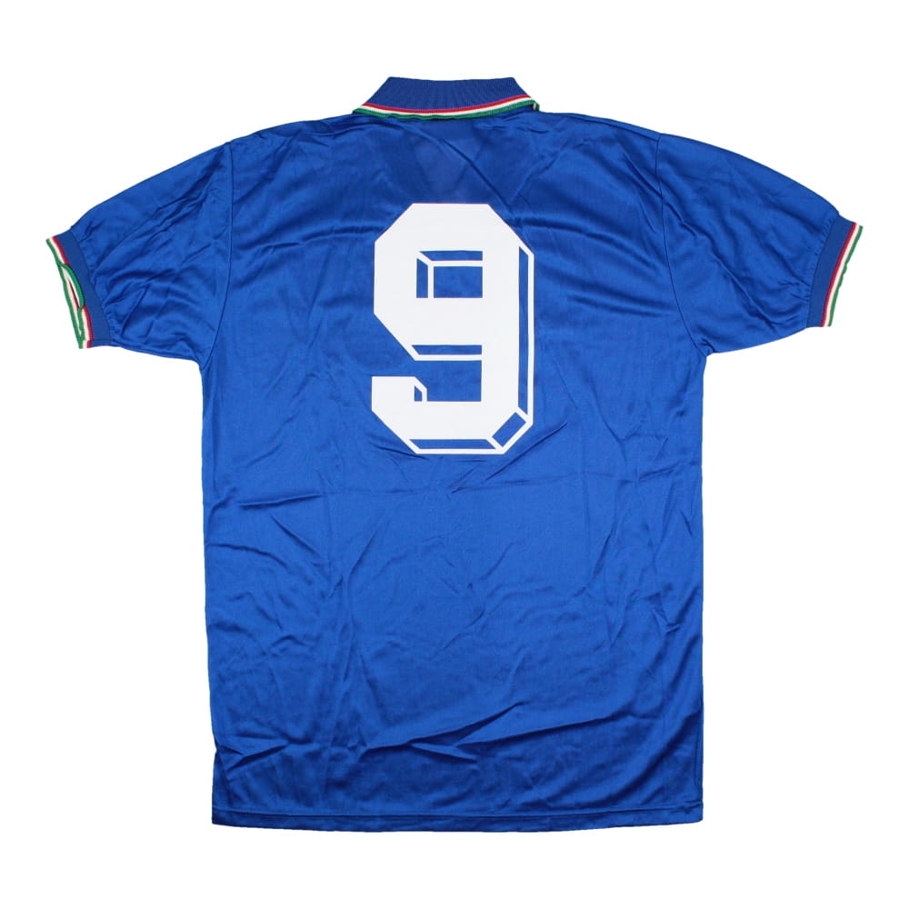 Italy 1990-91 Home Shirt (#9) ((Excellent) M)