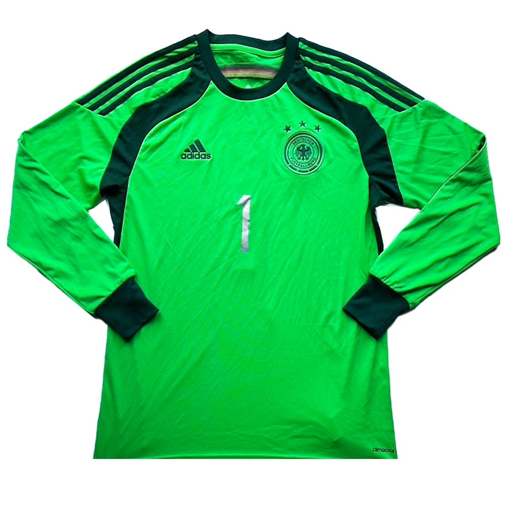 Germany 2014-15 GK Home Shirt (Neuer #1) ((Excellent) M)