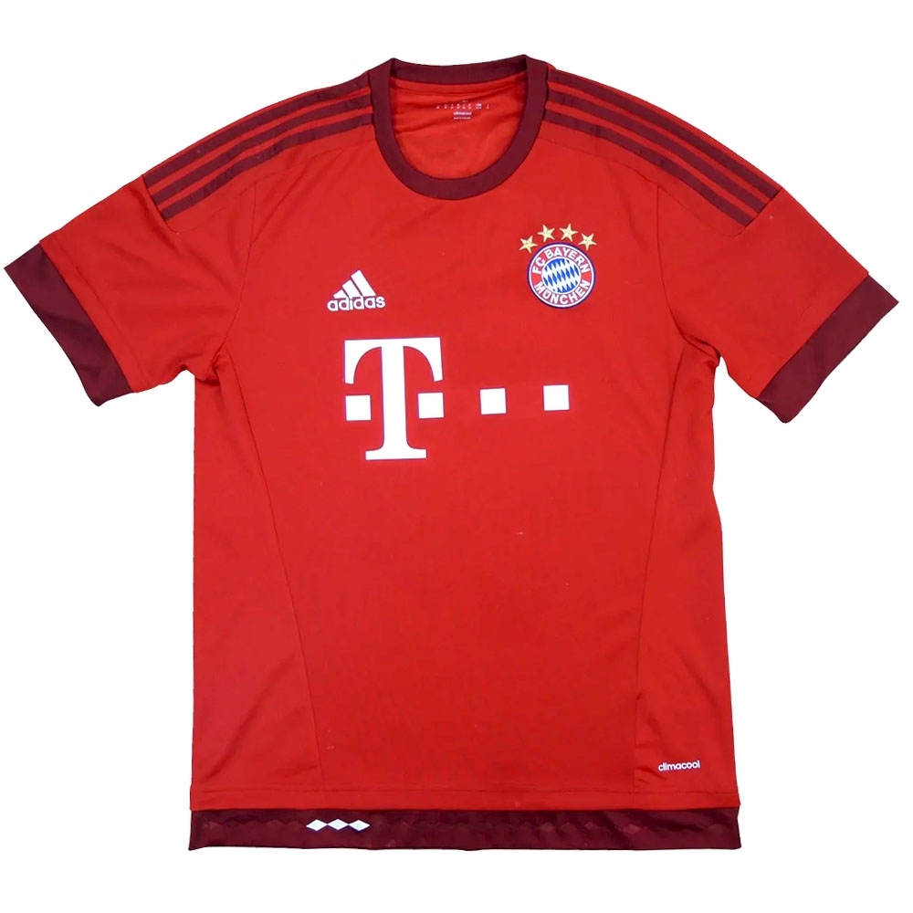 Bayern Munich 2015-16 Home Shirt (Lewandowski #9) ((Fair) L)