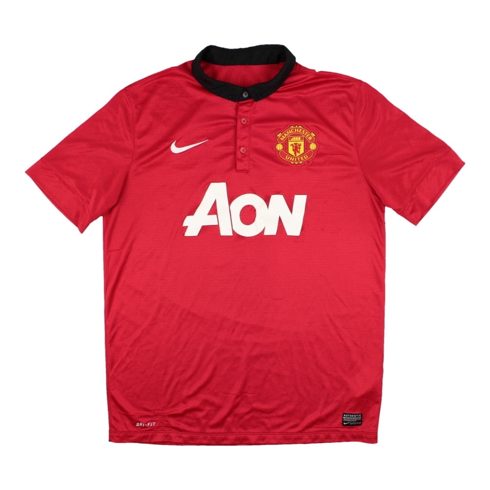 Manchester United 2013-14 Home Shirt (Mata #8) ((Very Good) L)