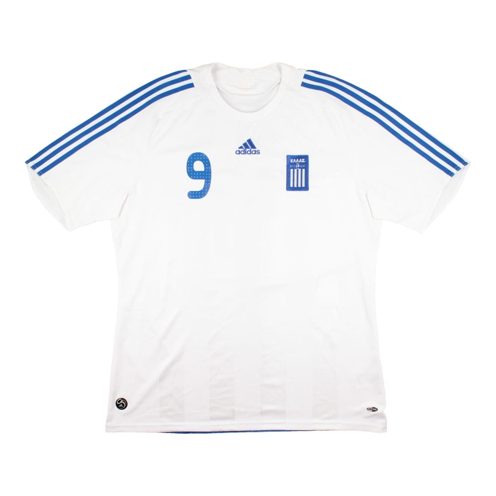 Greece 2008-09 Away Shirt (Charistea #9) ((Very Good) XL)