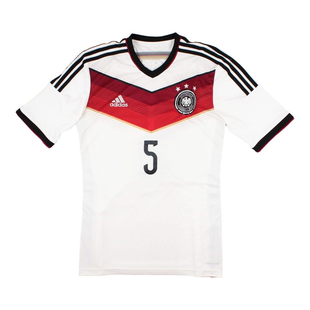 Germany 2014-15 Home Shirt (Hummels 5) ((Good) S)