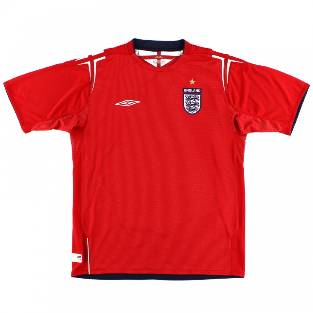 England 2004-06 Away Football Shirt (Excellent) (Hurst 10)