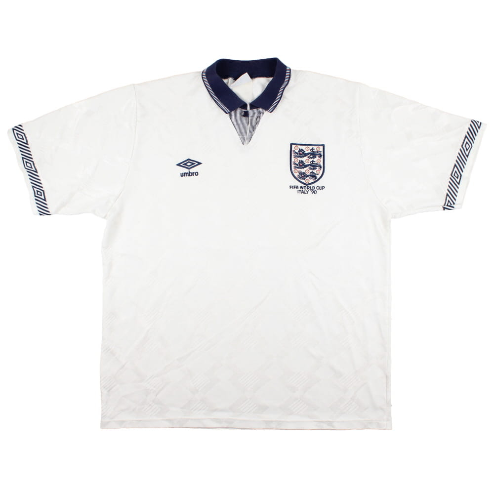 England 1990-92 Home Shirt (L) (Very Good) (Owen 10)