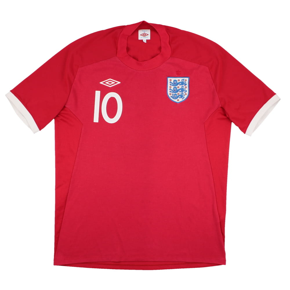 England 2010-11 Away Shirt (XL) Rooney #10 (Good)