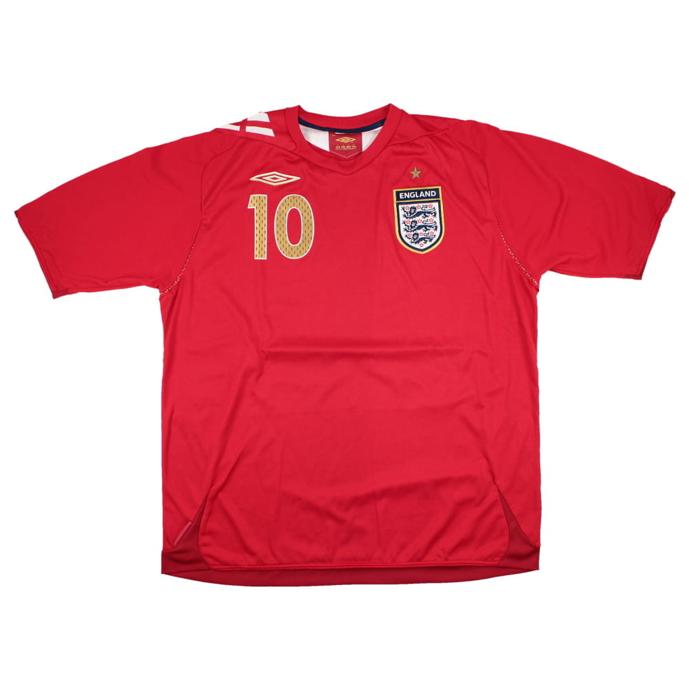 England 2006-08 Away (#10) (XL) (Excellent)