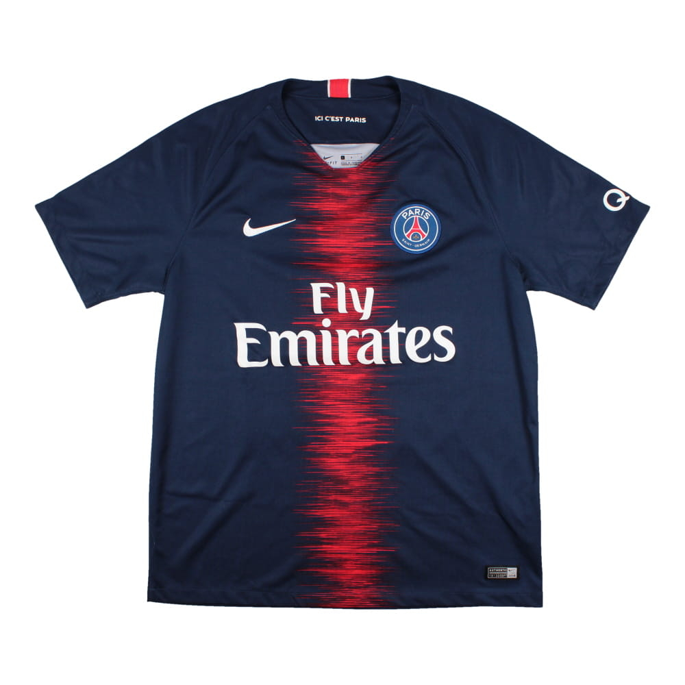 PSG 2018-18 Home Shirt (Mbappe #7) (S) (Very Good)