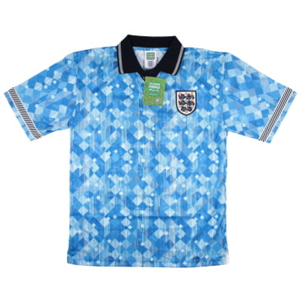 England 1990 Score Draw Third Shirt (M) Pearce #3 (Excellent)