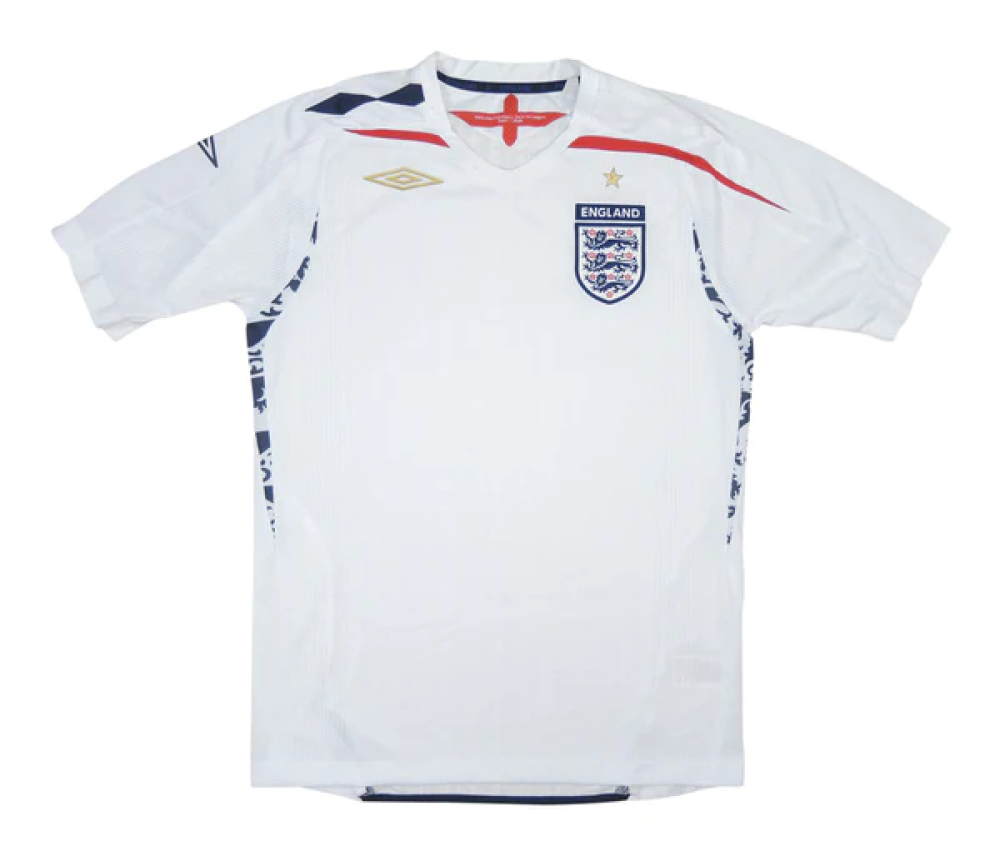 England 2007-09 Home Shirt (XL) (Fair) (Hurst 10)