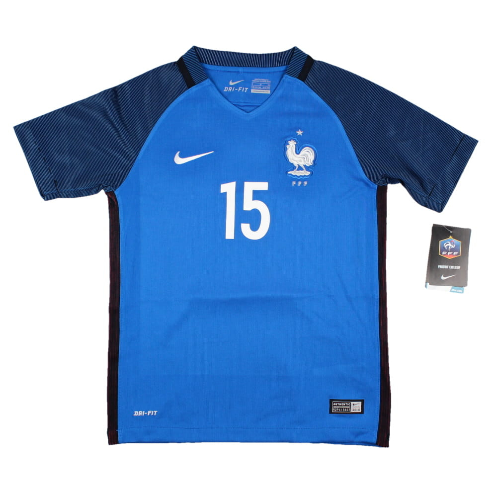 France 2016-17 Home Shirt (SB) Pogba #15 (Excellent)