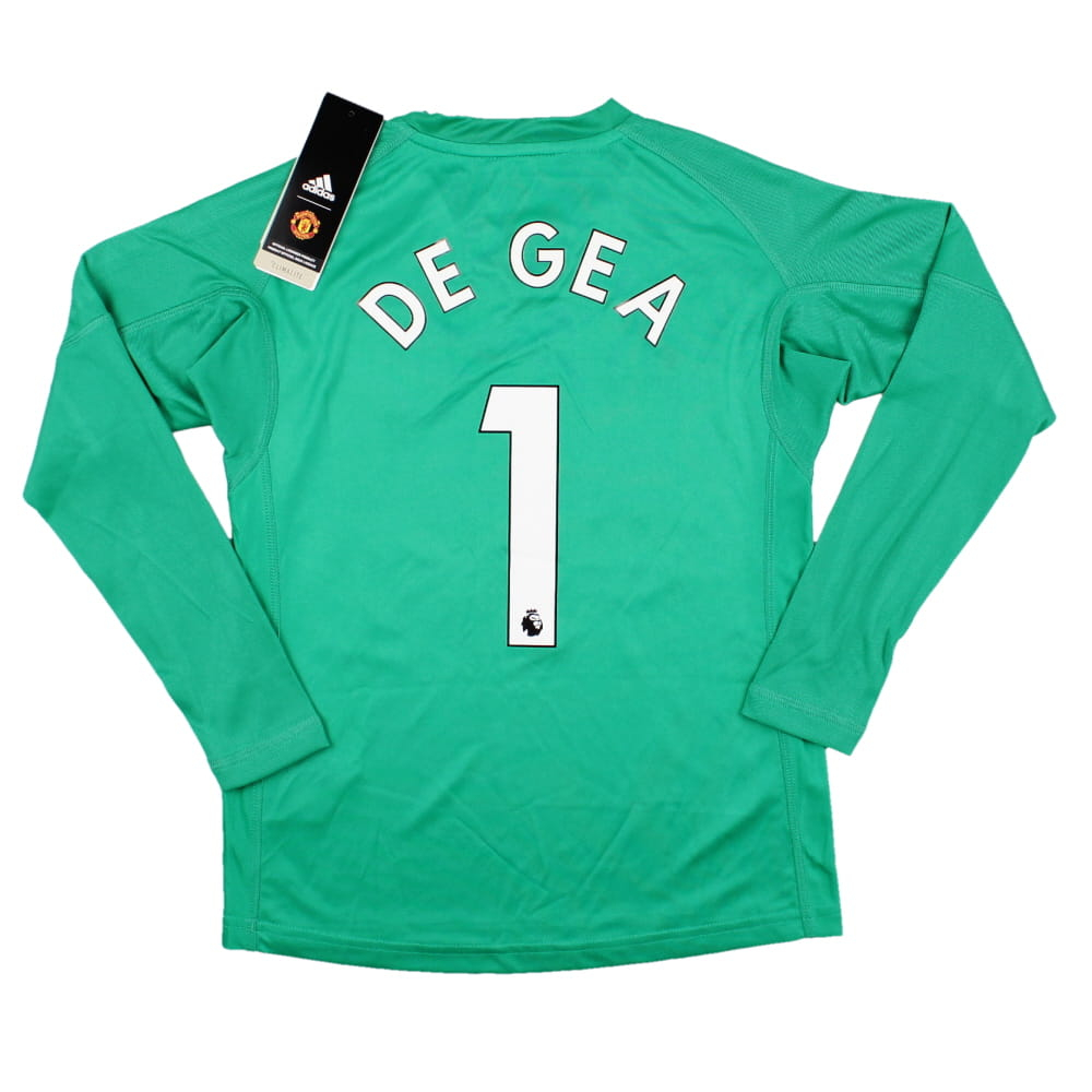 Manchester United 2018-19 GK Home Long Sleeve Shirt (MB) (De Gea #1) (BNWT) (Pereira 40)