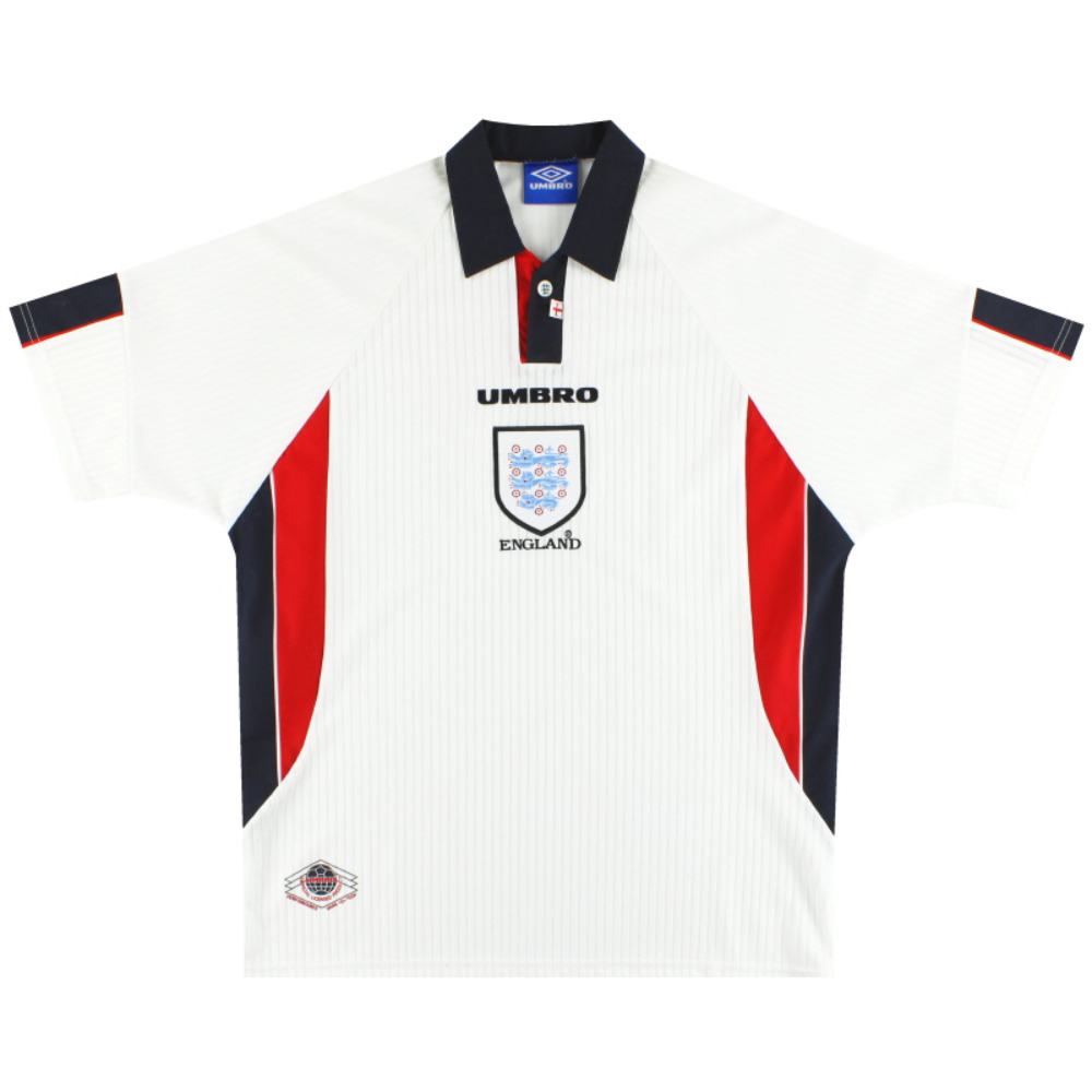 England 1997-99 Home Shirt (M) (Very Good) (SHEARER 9)